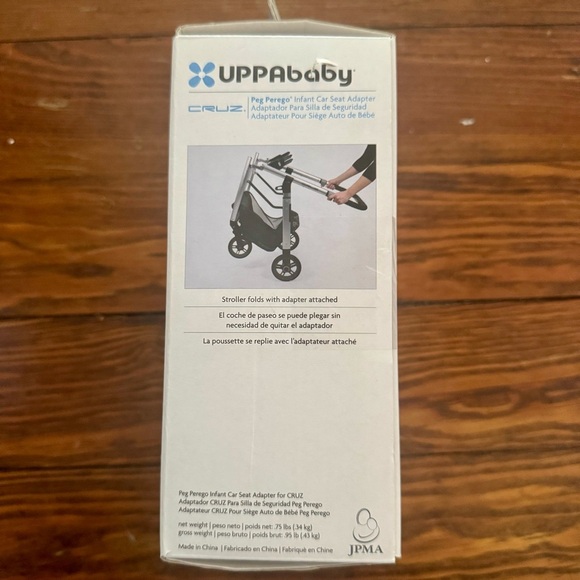 UPPAbaby Cruz Peg Perego Infant Car Seat Adapter New - Picture 2 of 5